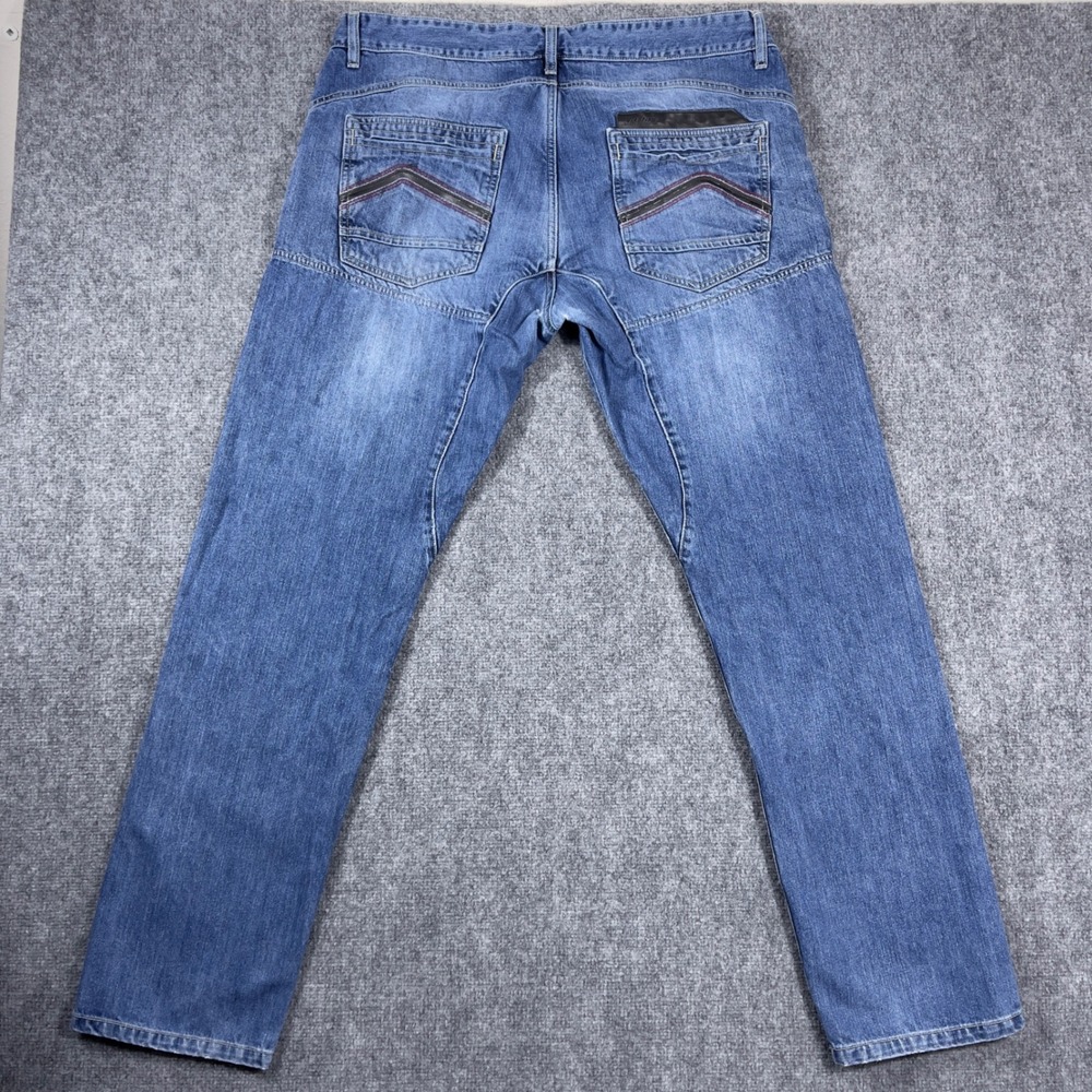 Dainese Denim Motorcycle Jeans Mens 38 Blue Made In Italy Paneled Moto Biker